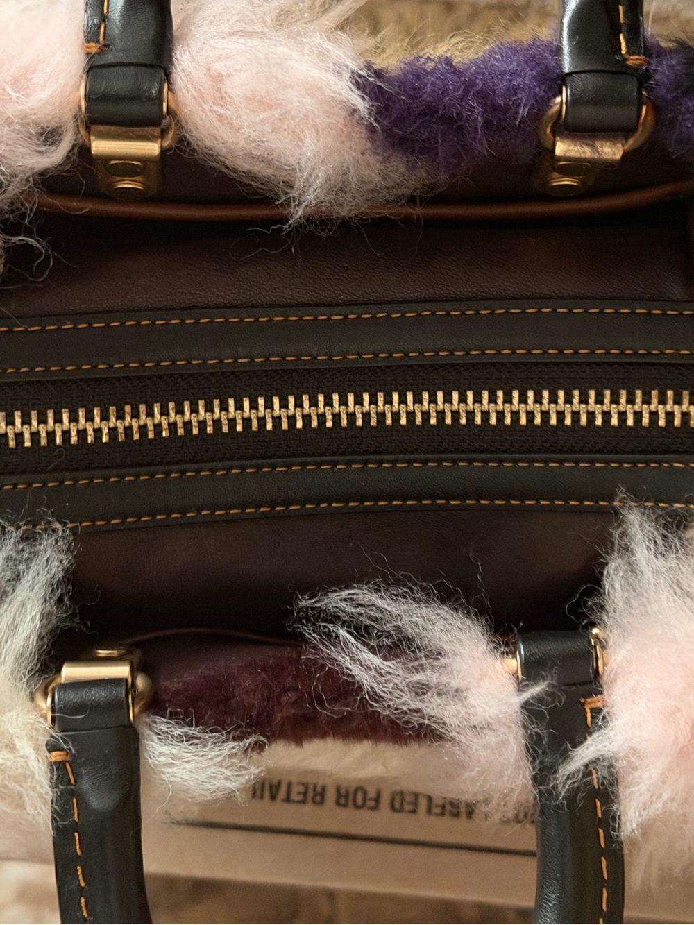 Coach Rogue 20 Patchwork Shearling - Picture 7 of 10